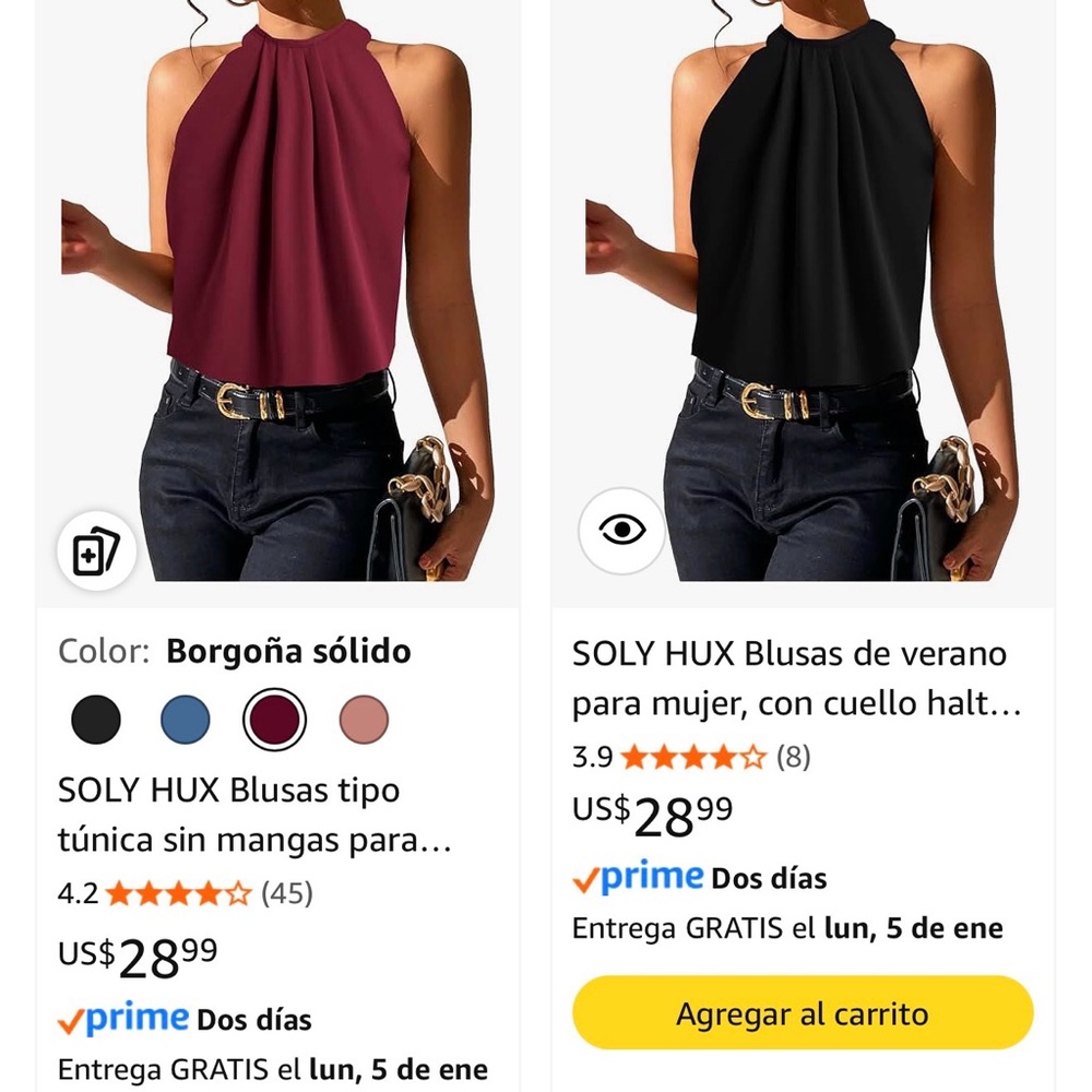 Chic Maroon Halter Blouse